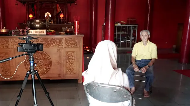 Pengambilan gambar film “Orang-Orang Tionghoa”. (Foto: Liputan6.com/CLC Purbalingga/Muhamad Ridlo)