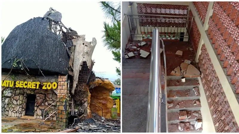 6 Potret Dampak Gempa Malang, Banyak Rumah Warga Rusak Parah