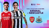 Arsenal vs Newcastle United menjadi laga penentuan bagi Arsenal untuk dapat merebut puncak klasemen dari Man. City. Eksklusif hanya di Vidio.