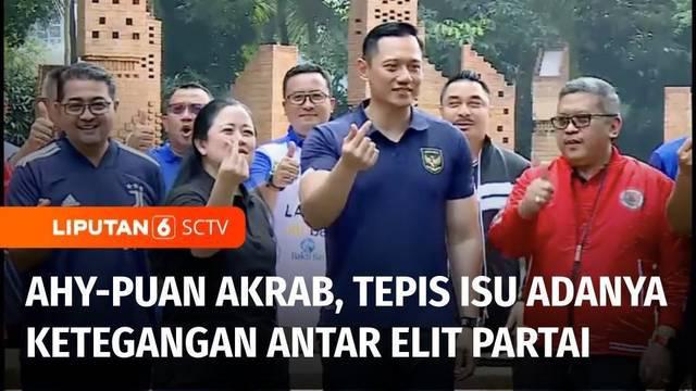 Puan Maharani bertemu dengan Agus Harimurti Yudhoyono di Jakarta, Minggu pagi. Pertemuan kedua tokoh ini meredakan ketegangan antara PDI Perjuangan dan Partai Demokrat jelang Pilpres 2024. Sebelumnya, nama AHY disebut dalam bursa bakal cawapres yang ...