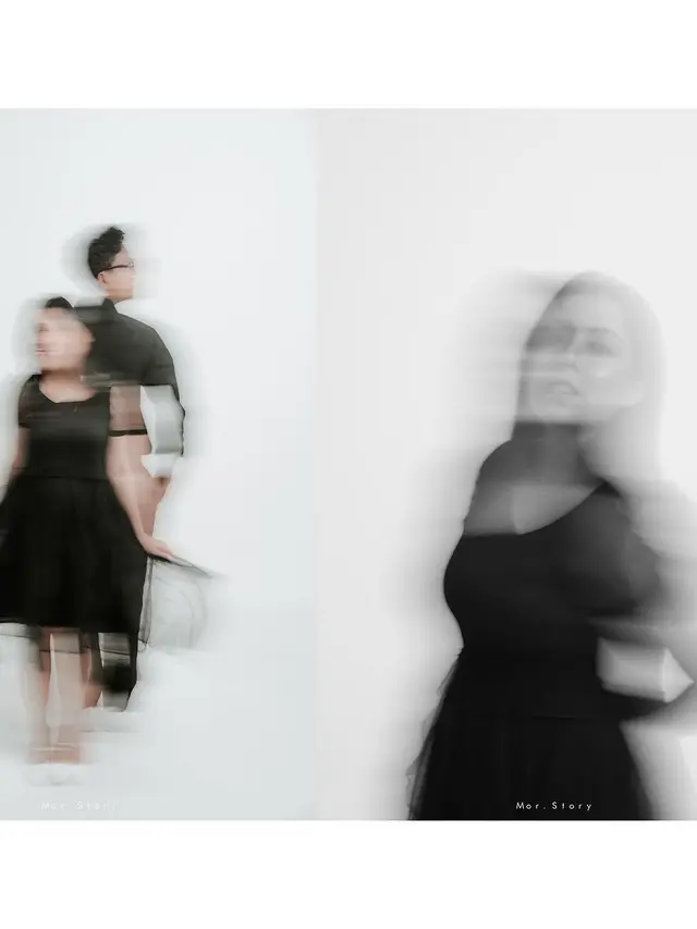 Tiba-Tiba Sah, Ini 6 Potret Prewedding Nessie Judge Bernuansa Hitam Putih