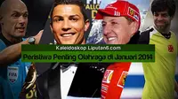 Kaleidoskop Olahraga Januari 2014: CR 7 Terbaik, Duka Schumacher
