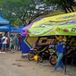 Sebanyak 130 pembalap ikut ambil bagian pada ajang Yamaha Cup Race 2019 seri Medan yang berlangsung di Sirkuit Pancing Medan, pada 29 sampai 30 Juni. (Bola.com/Rizki Hidayat)