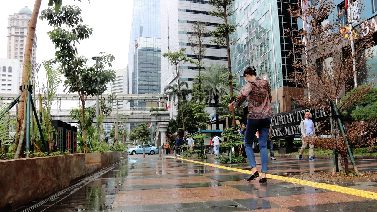 Trotoar di DKI Jakarta