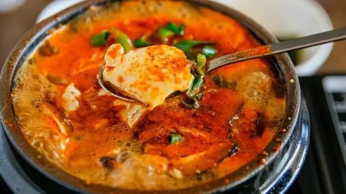 Cara membuat sundubu jjigae/copyright My Korean Kitchen