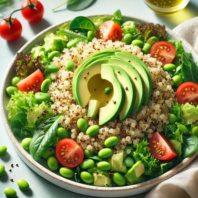 Resep Salad Quinoa dengan Alpukat dan Edamame: Salad Super Sehat dan Mengenyangkan