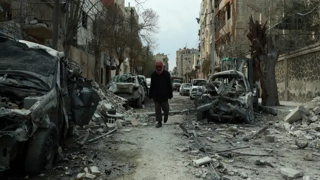 Kondisi Kota Douma di Ghouta Timur