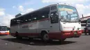 Restu Ibu Galaxy Coach milik PO Harapan Jaya dengan ciri khas desain cenderung membulat. (Source: awansan.com)