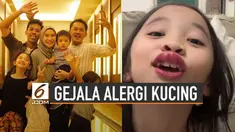 Dalam unggahan instagramnya, Zaskia Adya mecca jelaskan sang anak alergi kucing. kenali gejala alergi terhadap kucing.