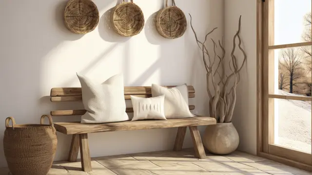 desain dekor rumah rustic (ilustrasi by Freepik)