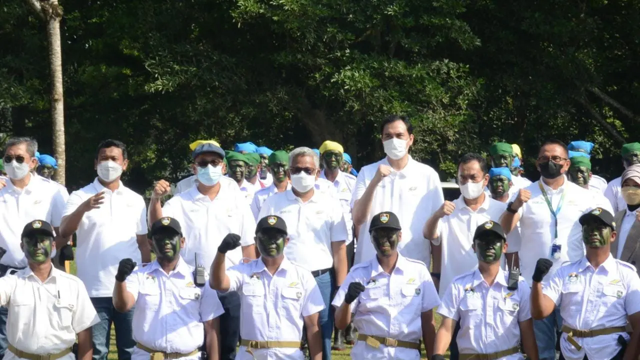 Perkebunan Nusantara PTPN III (Persero) mengeglar Apel Siaga akhir tahun 2021