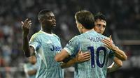 Juventus menang 5-0 atas klub Uni Emirat Arab, Al Ain, dalam laga Grup G Piala Dunia Antarklub 2025 di Audi Field stadium, Washington, DC, Kamis (19/6/2025) dini hari WIB. (ROBERTO SCHMIDT / AFP)