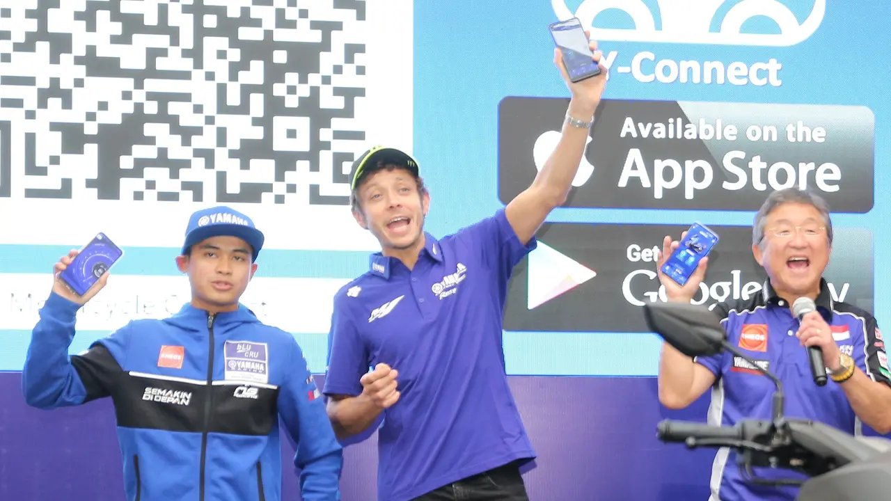 Netizen Indonesia Pakai Fitur Canggih Motor Ini, Valentino Rossi Juga Lho!