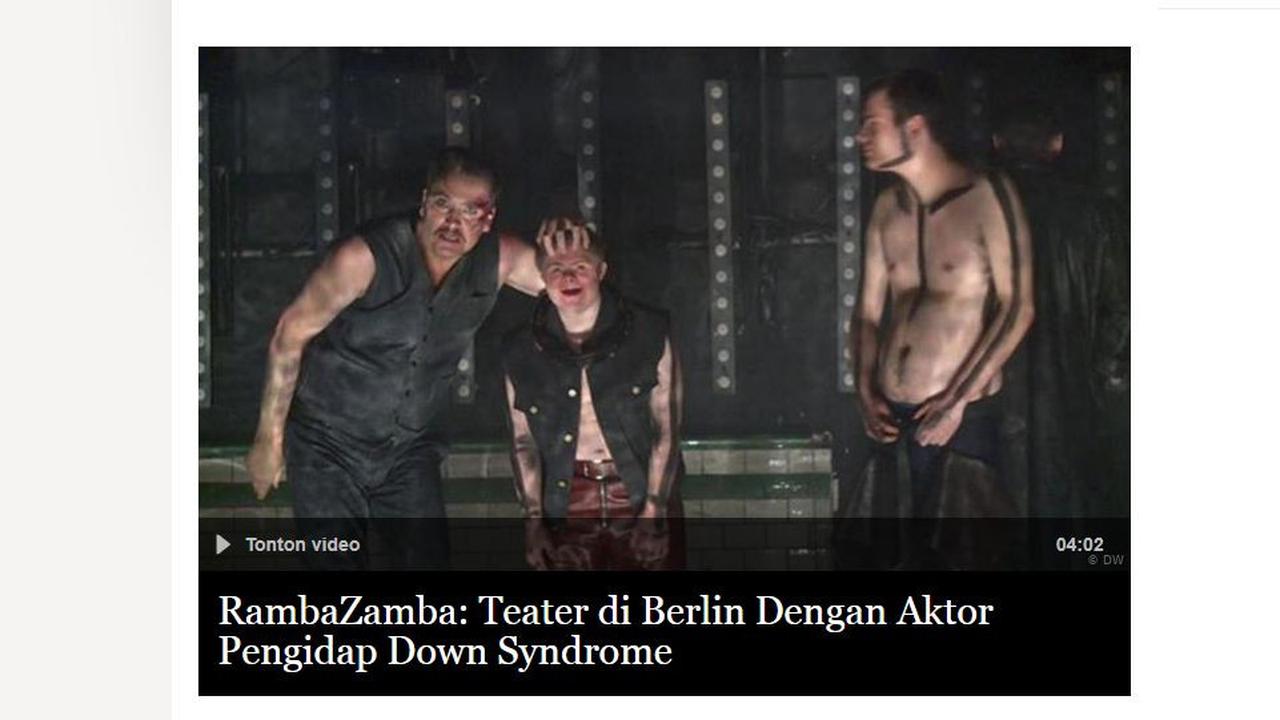 Rambazamba berhasil mempersatukan aktor dengan disabilitas dan aktor normal.