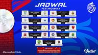 Jadwal Live Streaming BRI Liga 1 2021/2022 Pekan ke-17 di Vidio. (Sumber : dok. vidio.com)