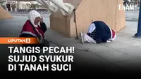 Tangis Bahagia Pecah, Jemaah Haji NTB Langsung Sujud di Madinah