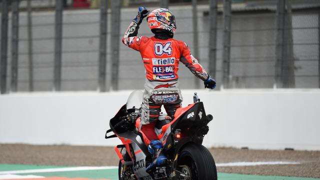Aksi Balapan Andrea Dovizioso Juara MotoGP Valencia