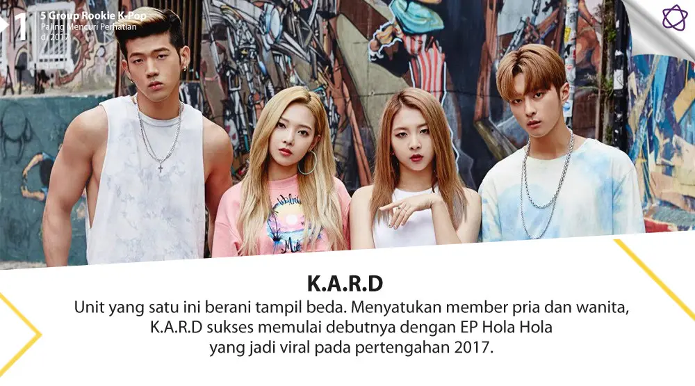 Siapa saja grup K-Pop pendatang baru yang bersinar di 2017? (Desain: Nurman Abdul Hakim/Bintang.com)