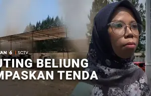 Puting Beliung Empaskan Tenda