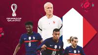 Piala Dunia - Ilustrasi Timnas Prancis (Bola.com/Adreanus Titus)