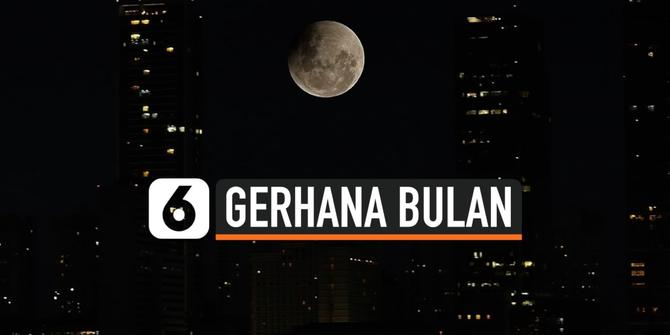 VIDEO: Gerhana Bulan Penumbra Berlangsung di Indonesia Besok