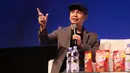 Acara XYZ Day 2018, konferensi inspirasi multi generasi persembahan KapanLagi Youniverse (KLY) diisi oleh banyak para pakar yang bergerak dibidang masing-masing. Salah satunya adalah Raditya Dika. (Adrian Putra/Bintang.com)