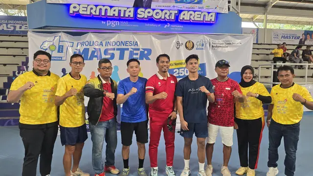 Juara ganda putra Proliga Indonesia Master 2025