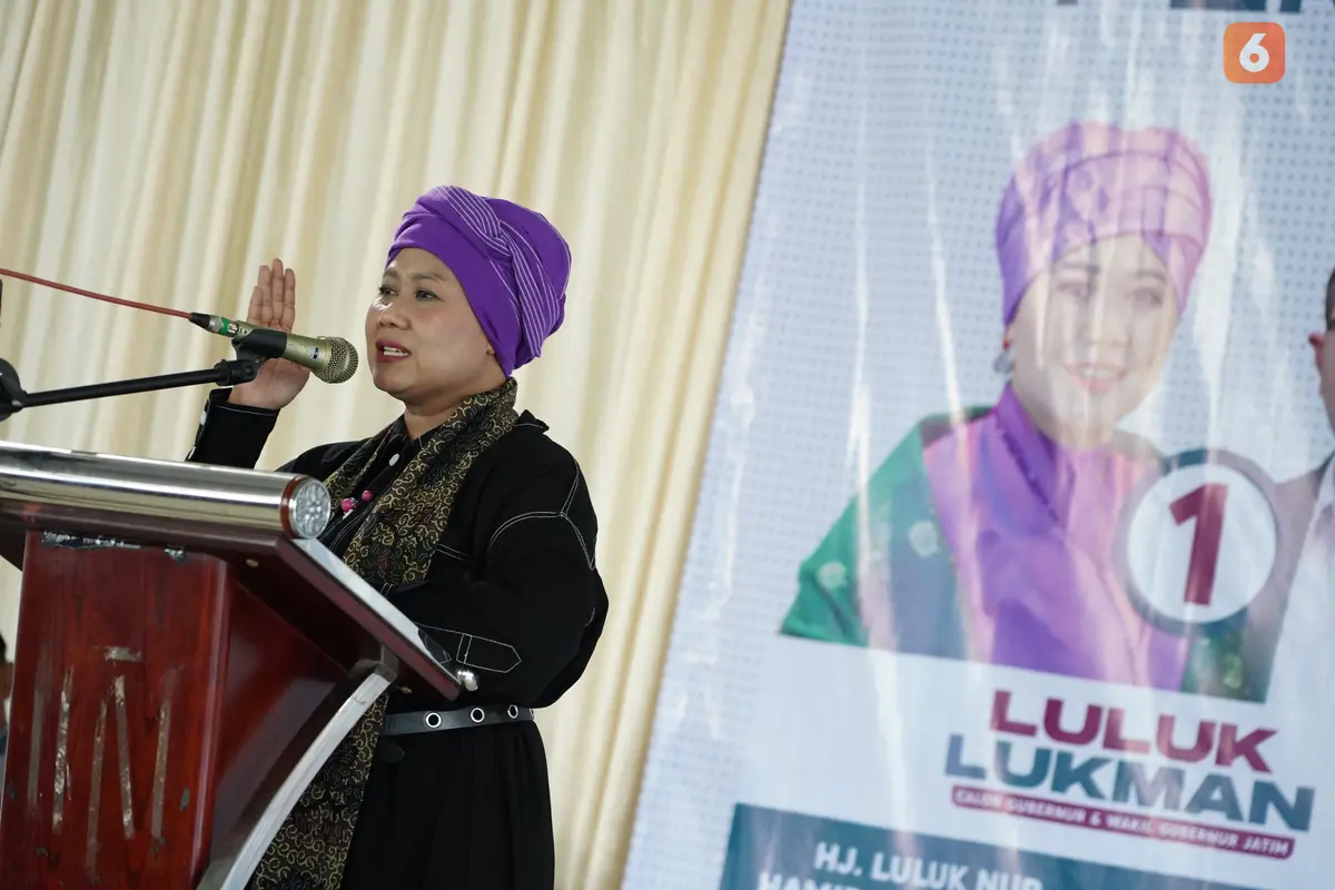 Calon Gubernur Jawa Timur nomor urut 1, Luluk Nur Hamidah melirik potensi perikanan dan pertanian Banyuwangi dalam kampanyenya (Hermawan Arifianto/Liputan6.com)