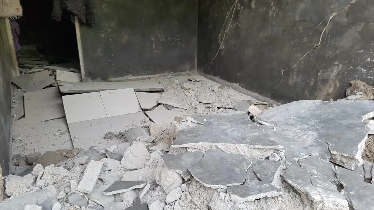 Bencana tanah bergerak di Dusun Pagersari, Desa Tumanggal, Purbalingga merusak puluhan rumah dan paksa warga mengungsi. (Foto: Liputan6.com/Dok. BPBD Purbalingga)