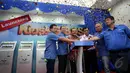 JICT meluncurkan inovasi pembayaran baru via Gen2 Online Billing Self Service (G-BOSS) di Gedung Billing JICT, Jakarta, Senin (18/5/2015). G-BOSS merupakan inovasi terbaru berupa layanan pembayaran ekspor impor mandiri. (Liputan6.com/Faizal Fanani)