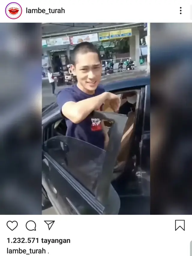 Tangkapan layar video Ferdian Paleka. (Foto: Instagram @lambe_turah)