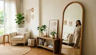 7 Inspirasi Standing Mirror untuk Tampilan Rumah Estetik dan Kekinian