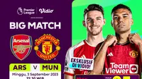 Link Live Streaming Arsenal Vs Manchester United di Vidio, 3 September 2023. (Sumber: dok. vidio.com)