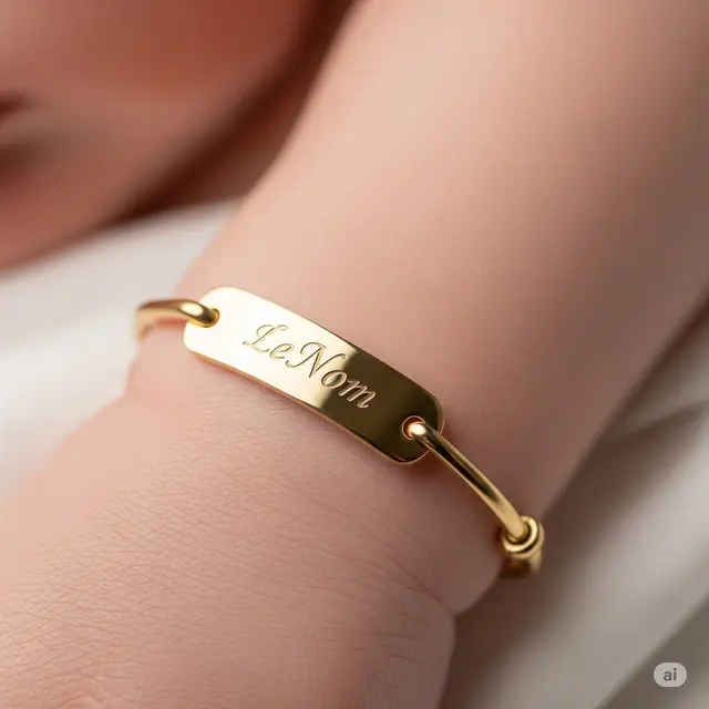 Model Gelang Emas Bayi 1 Gram Paling Awet. Foto: Gemini