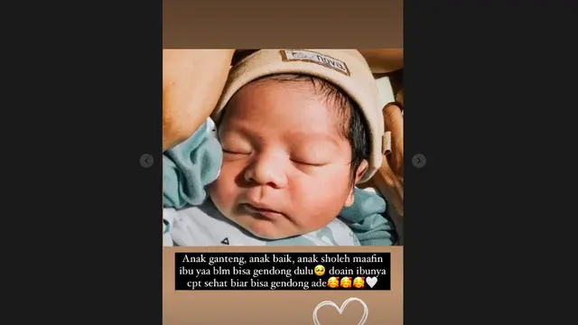 Positif Covid-19, Nadya Mustika Rahayu Sedih Belum Boleh Gendong Bayinya