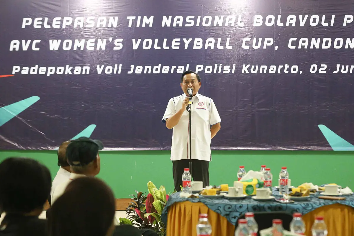 Bidik Empat Besar Piala AVC Putri 2026, Timnas Voli Putri Indonesia Resmi Dilepas