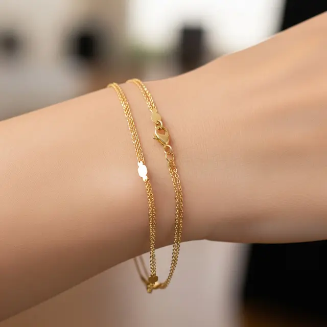 9 Model Gelang Emas Rantai Wanita Tipis Elegan, Pilihan Tampil Minimalis