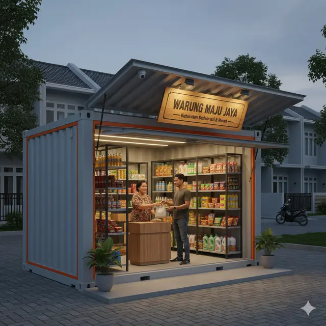 7 Desain Warung Sembako Tanpa Pintu Depan yang Tetap Aman dari Maling, Cocok untuk Usaha Rumahan Modal Kecil
