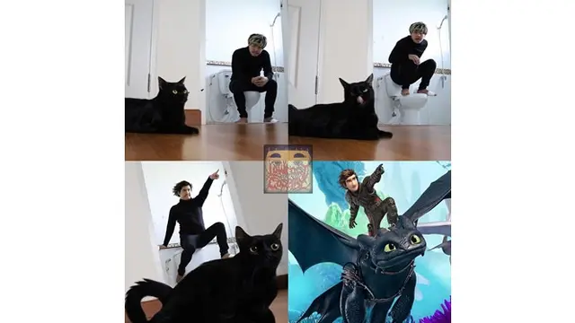 6 Cosplay Low Budget Libatkan Kucing Ini Kocak, Bikin Ketawa