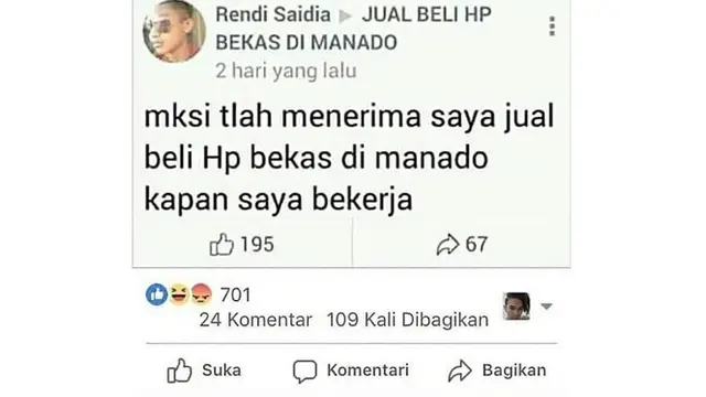 5 Status Facebook Netizen Terlalu Polos Ini Bikin Geregetan