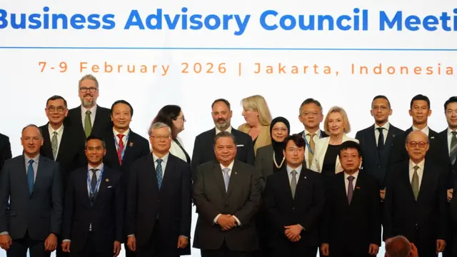 Menko Bidang Perekonomian Airlangga Hartarto dalam Opening Ceremony APEC ABAC Meeting I 2026, di Jakarta. (Foto: Istimewa)