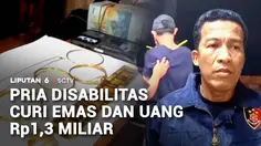 Pria Disabilitas Curi Emas dan Uang Rp1,3 Miliar