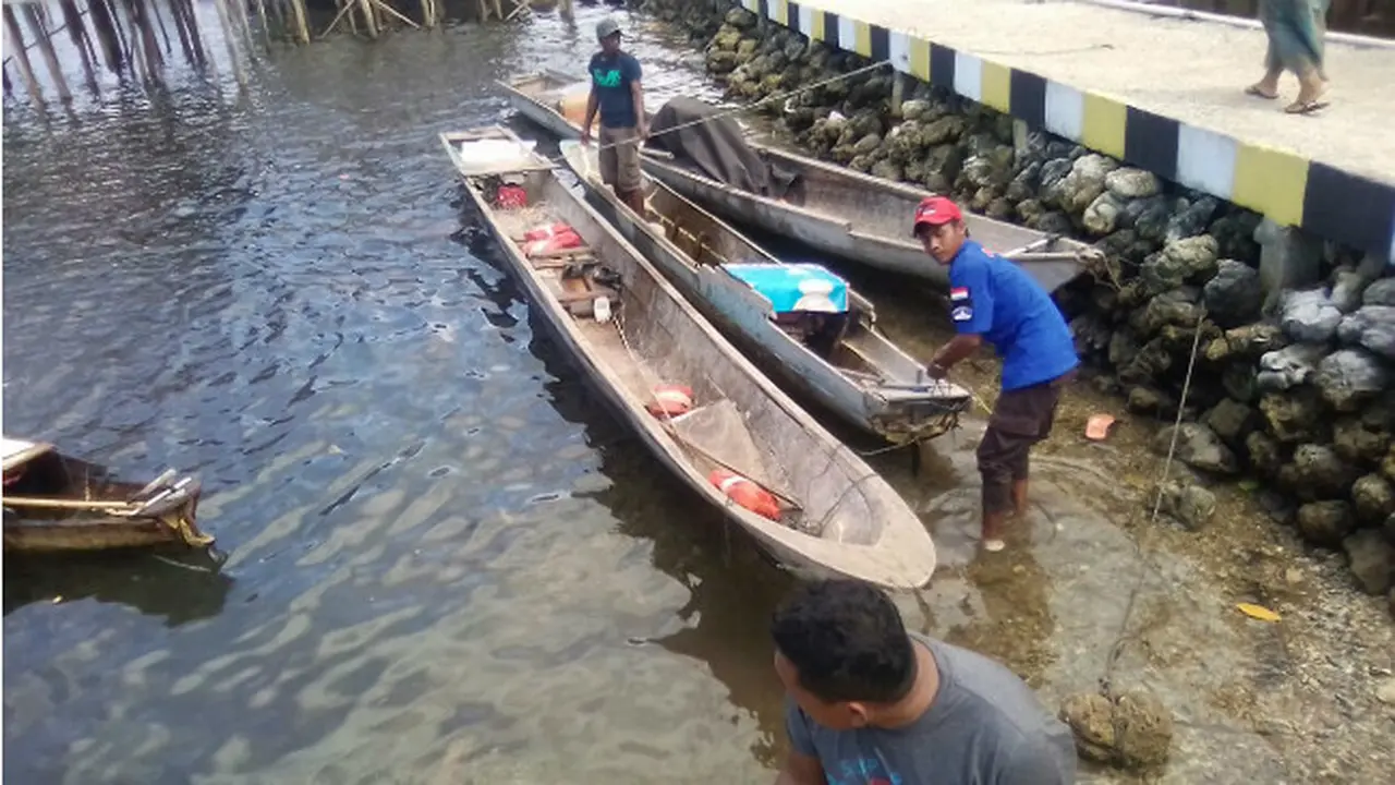 3 Perahu Nelayan Ditahan
