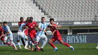 Momen Timnas Indonesia U-20 saat kalahkan Argentina U-20 dengan skor 2-1 pada laga pertama Seoul On Earth Us Cup 2024 di Korea Selatan, Rabu (28/8/2024) sore WIB. (PSSI)