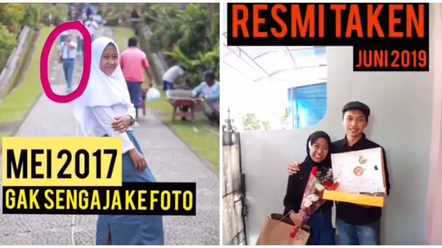 Kisah Cinta Pasangan yang Berawal dari Tertangkap Kamera HP Ini Bikin Gemas