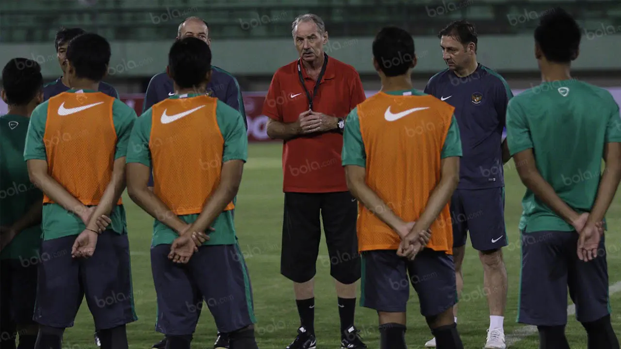 Timnas Indonesia akan melakukan pemusatan latihan Timnas Indonesia di Stadion Manahan, Solo, 22-27 September 2016. (Bola.com/Vitalis Yogi Trisna)
