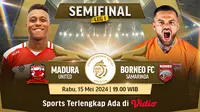 Streaming BRI Liga 1: Madura United vs Borneo FC. (Sumber: dok. vidio.com)