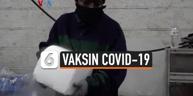 VIDEO: Es Kering untuk Penyimpanan Vaksin Covid-19