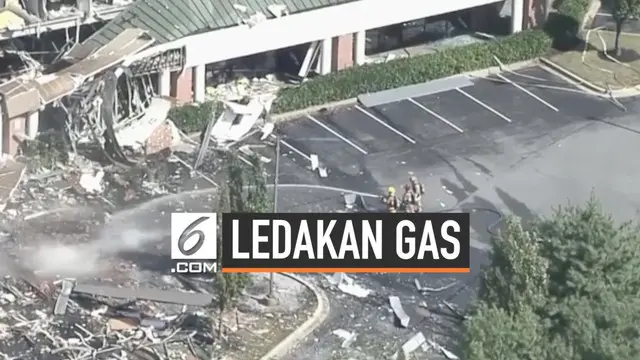 VIDEO: Ledakan Gas Hancurkan Perkantoran dan Pusat Perbelanjaan