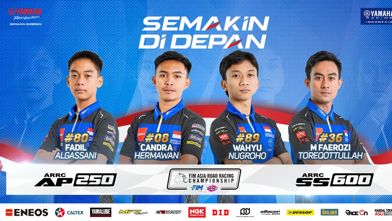 Lineup Pembalap Yamaha di Musim Balap 2025